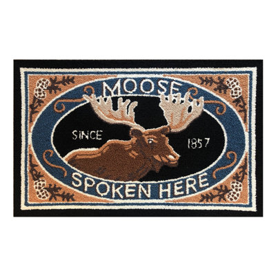 Moose Spoken Here, taille 24 po x 36 po