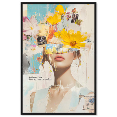 Décoration murale bord de mer Torn Edge Beauty I par Art Remedy, cadre noir, 24 x 36
