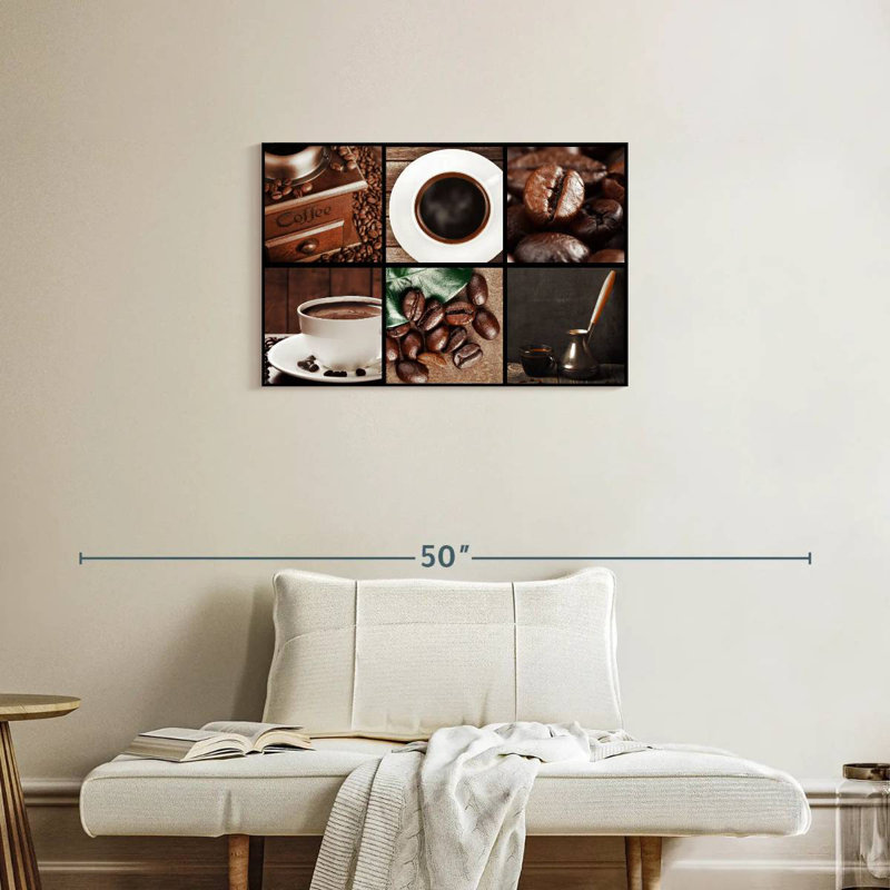 Yarlin Coffee Collage, 20" H x 30" W