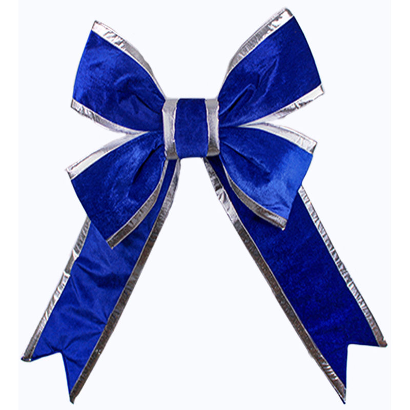 Velours, Bleu / Argent