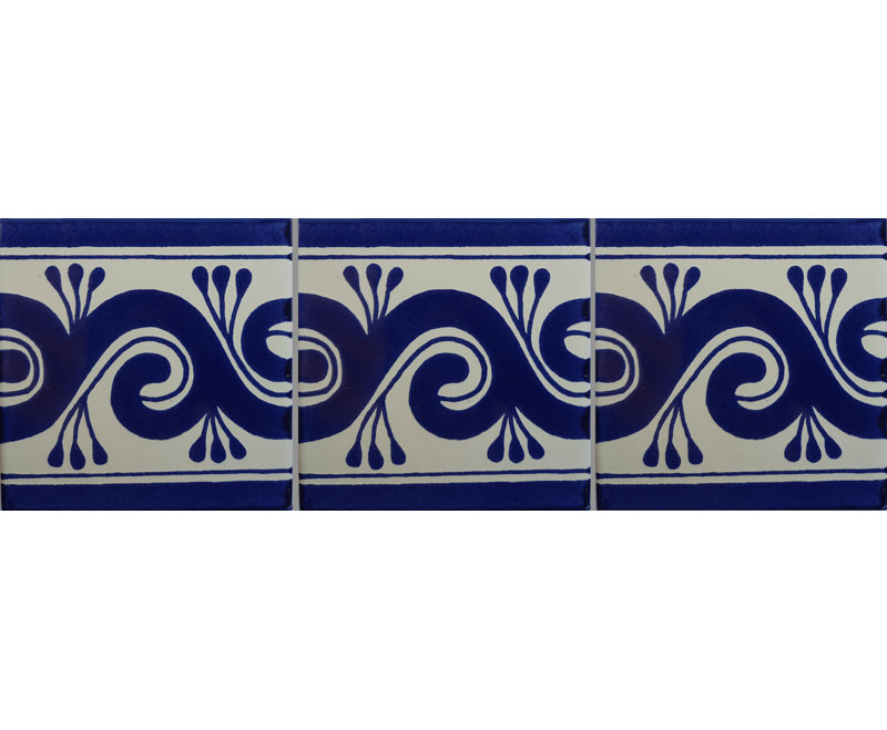 Carrelage Caracol azul Talavera 36 pièces 2 po x 2 po