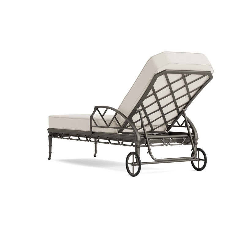 Calcutta Outdoor Chaise Lounge, Fusion Natural, Mica