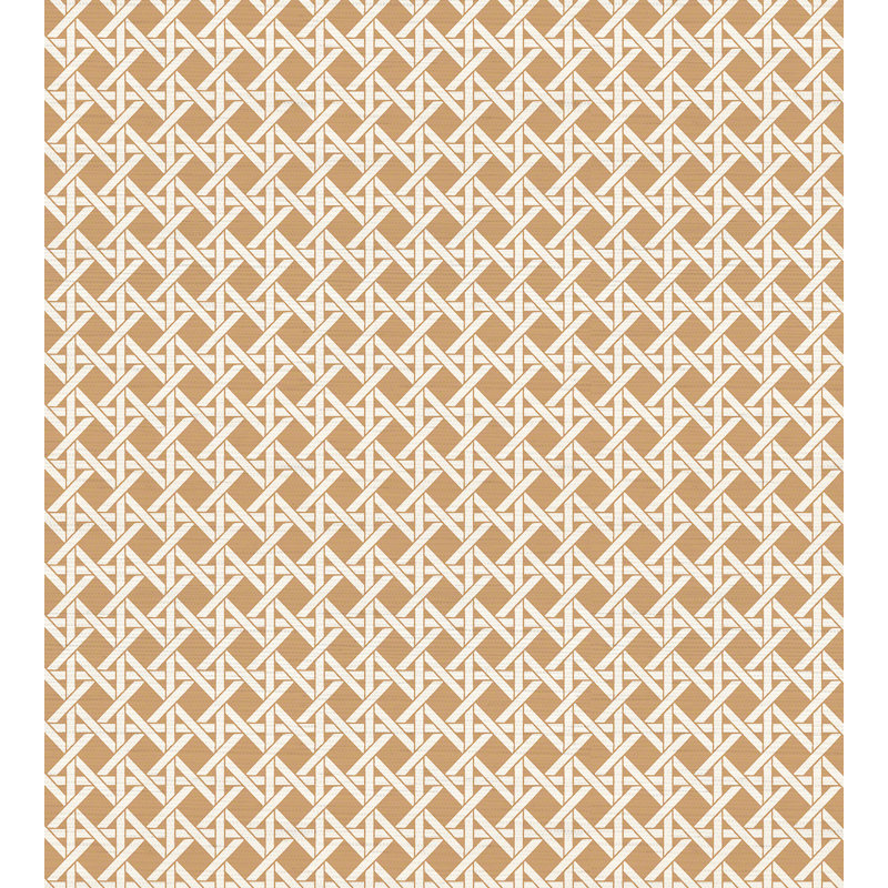 Regency Moderne Geometric Metallic Wallpaper Roll, Caffe