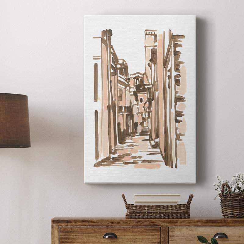 Blush Architecture Study VI - Gallery Cavas, H 36 po x l 24 po