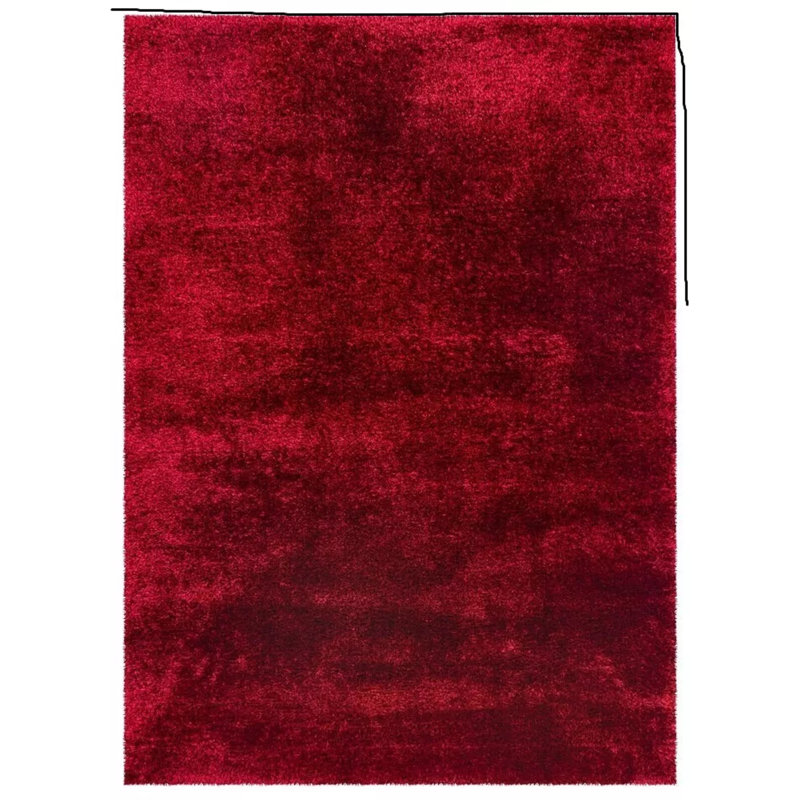 Solid Colour Shag Area Rug, Rectangle 120 x 170cm