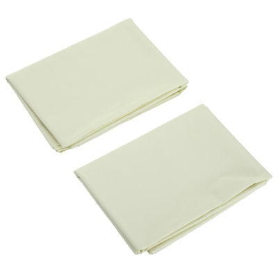 Auvent de remplacement en polyester brun Outsunny