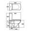 Nuie 6L LPF Round Close Coupled Toilets (Seat Not Included)