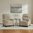 34.6’’ Upholstered Push Back Recliner Chair (Set Of 2)
