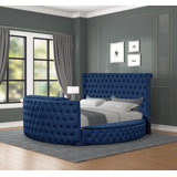 Kavinda Upholstered TV Bed Storage Bed