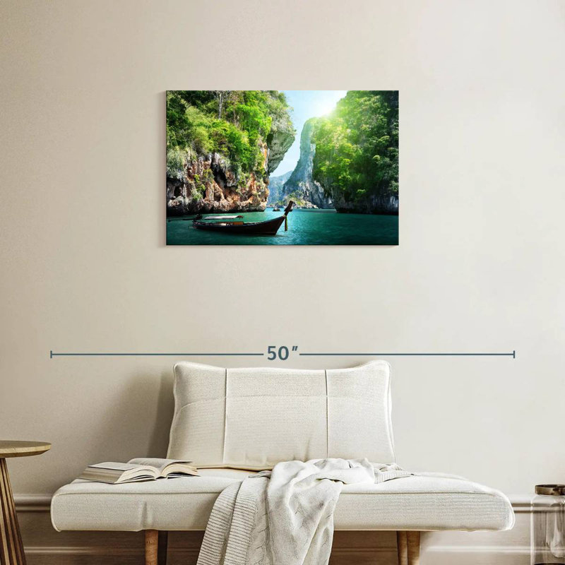 Mehar Railay Waterfalls, 20" H x 30" W