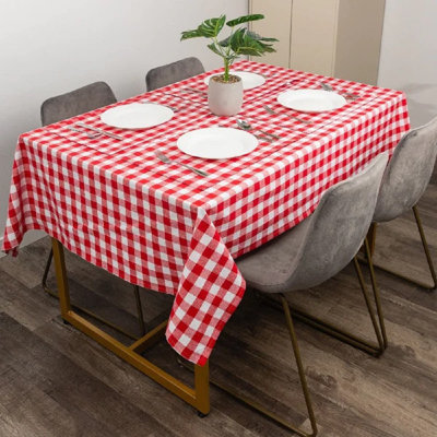 Venicio Rectangle Gingham Cotton Tablecloth
