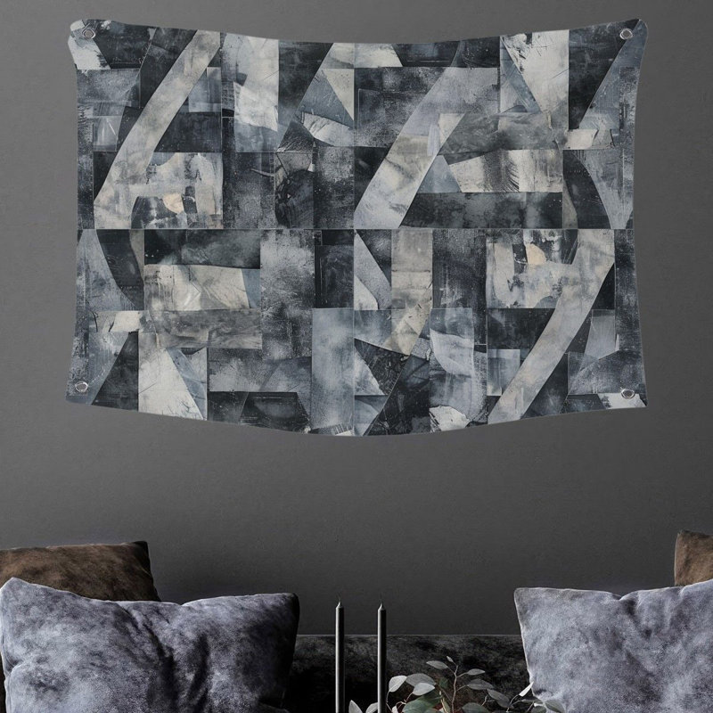 Tapisserie en microfibre, H 88 po x l 104 po