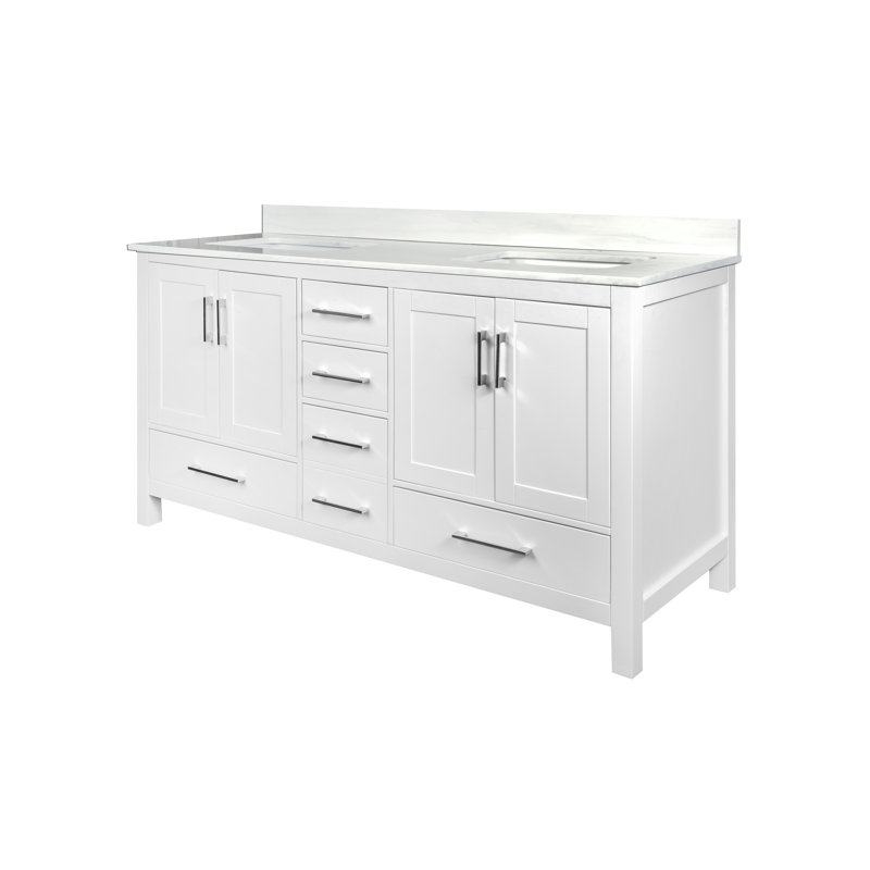 Ensemble de meuble-lavabo double 61 po Gordan