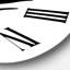 Abstrait tropical feuille I - horloge murale moderne-60329216