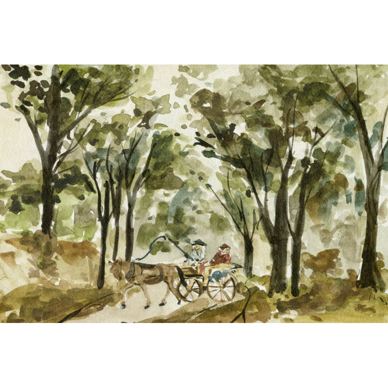 Late Autumn I by Melissa Wang - No Frame Painting on Canvas, 20cm H x 30cm W x 3.8cm D