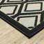 Tapis intérieur / extérieur gris clair / noir Musgrove-5333992