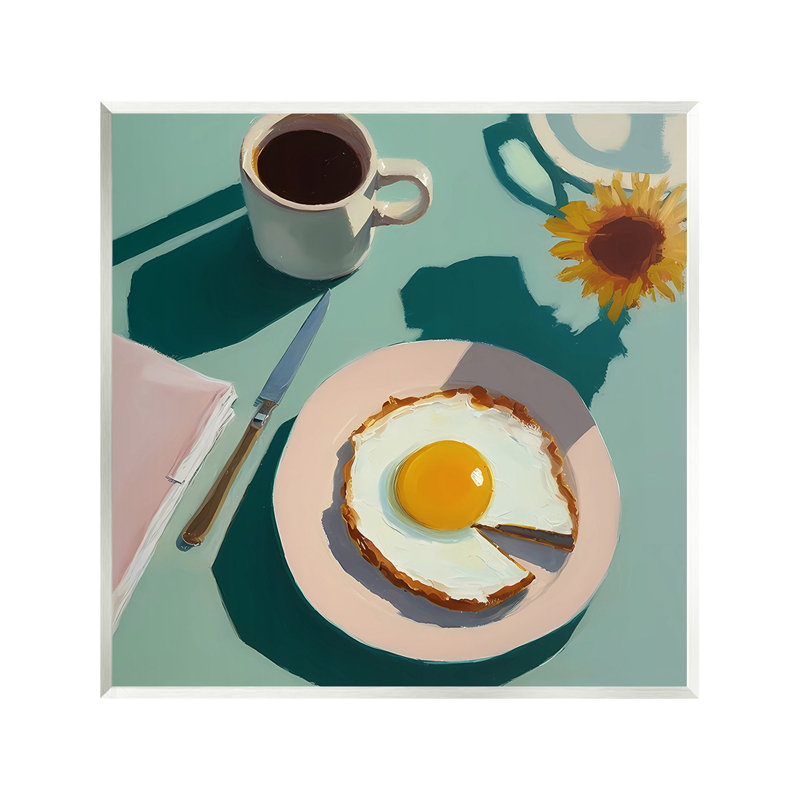 "Kitchen Brunch Meal", art mural sur bois par Walker Noble