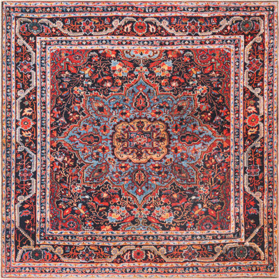 Gamero Chenille Geometric Indoor Rug