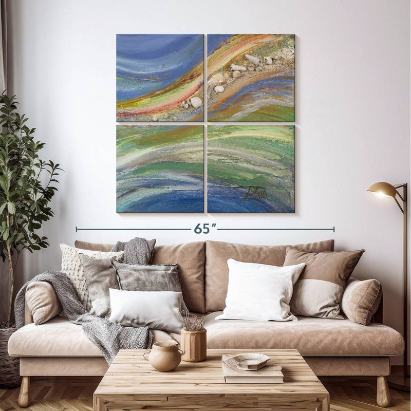 Avery The Sea III, 45" H x 45" W