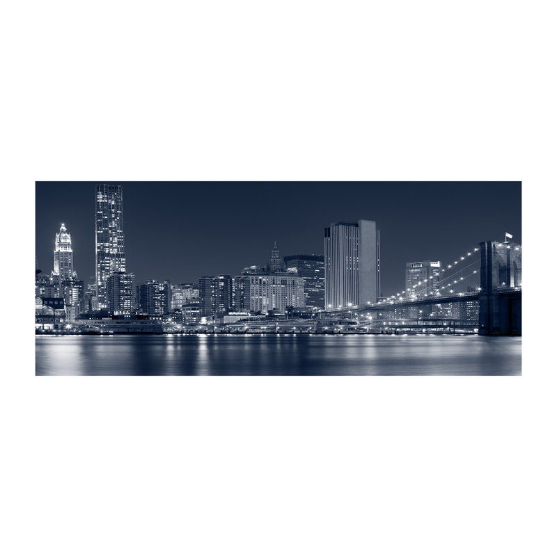 Manhattan New York - Wrapped Canvas Print