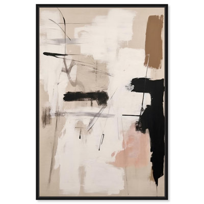 Strings of Love Canvas Muted Abstract Wall Art by Art Remedy