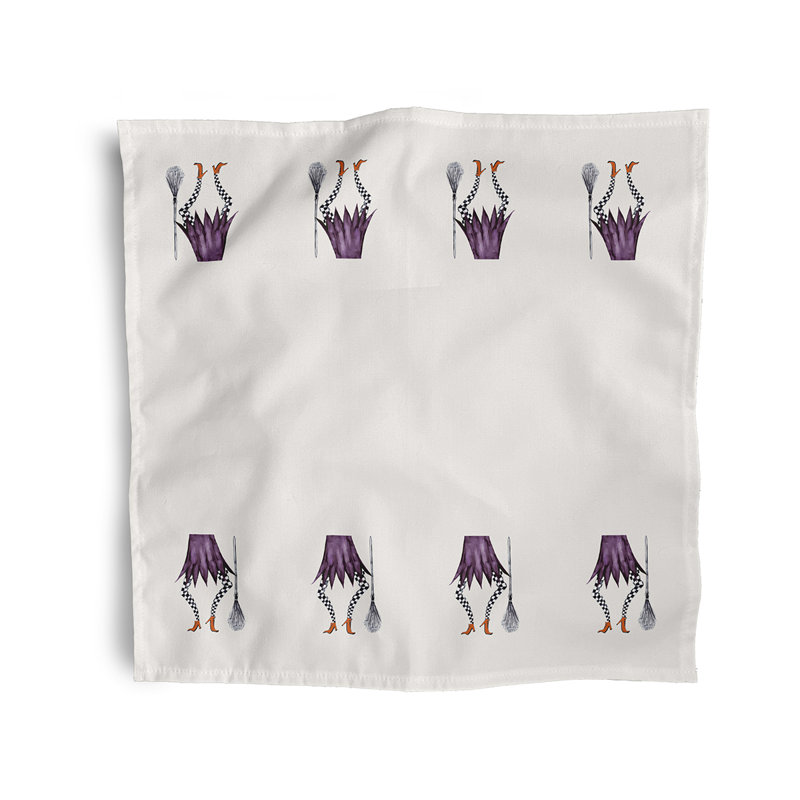 Warnke Polyester No Pattern Square Napkin, Ivory