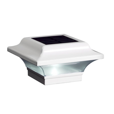 Imperial Aluminum Fence Post Cap Solar Light
