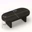 Table basse ovale moderne Mid Century-349634287
