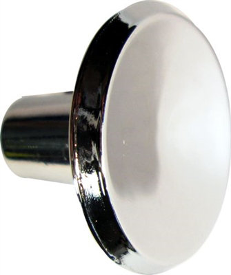(5 Pack) 1 inch Mid-Century Modern Knob Bright Nickel