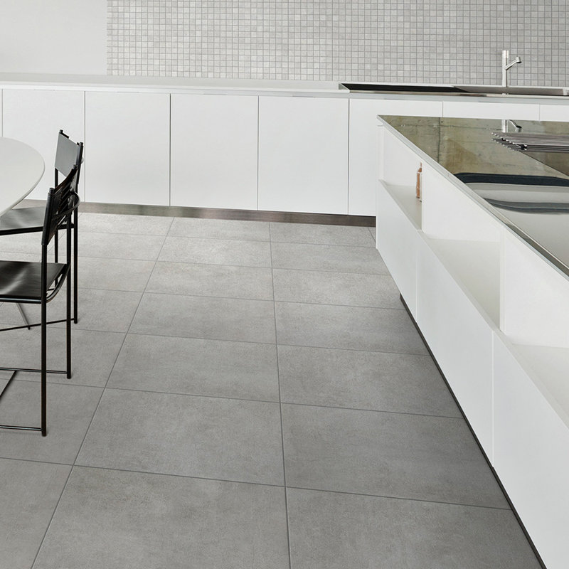 Fontana 12" x 24" 9.5mm Matte Porcelain Floor and Wall Tile, Perla