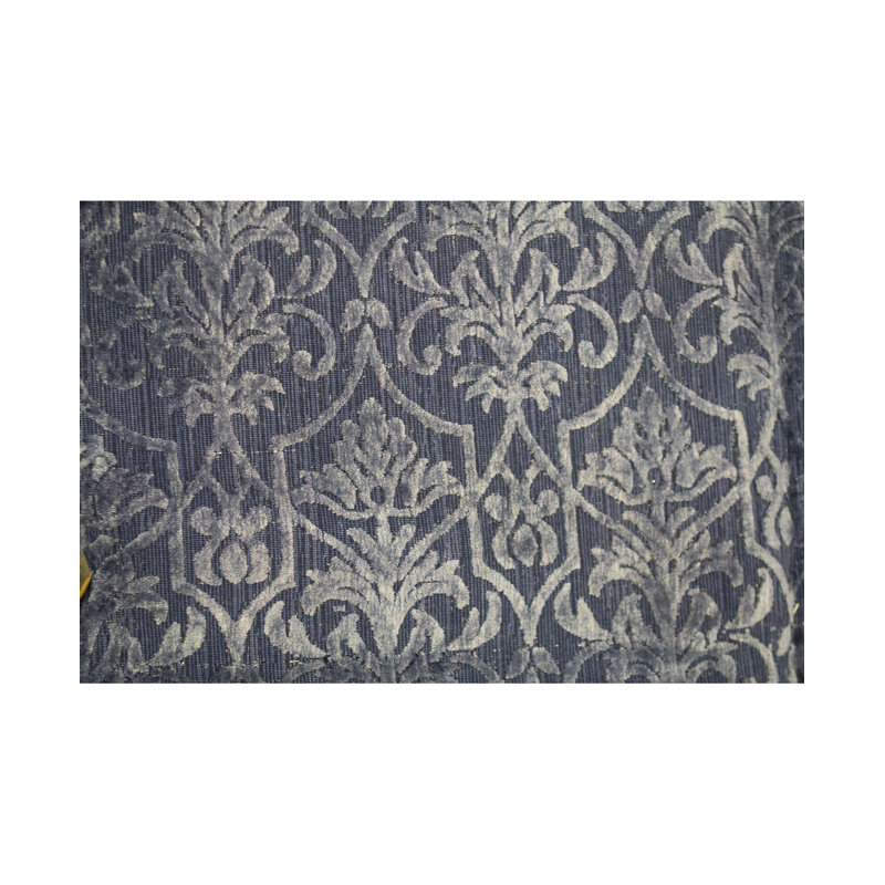 Damask Area Rug in Blue