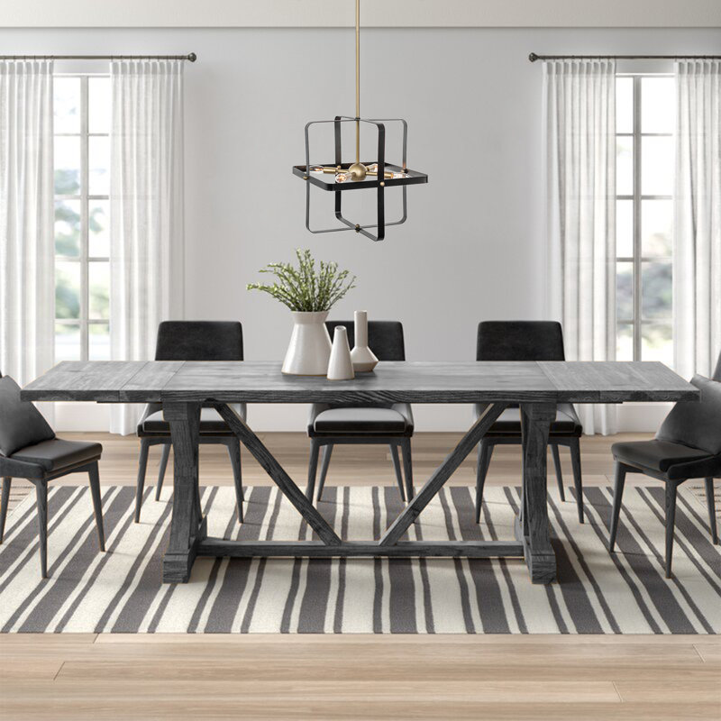 4-Light Kitchen Island Geometric Pendant