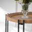 Table de bout avec plateau en bois massif Estelle