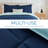 Nestl All Season Solid Lightweight Down Alternative Reversible Comforter-897527807-897527800