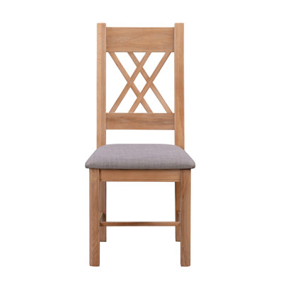Layton 43 cm H Upholstered Cross Back Dining Chair
