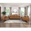 Chaise rembourrée en similicuir de style moderne