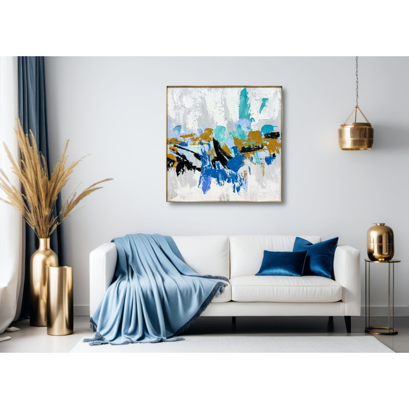 Splash - Single Picture Frame Print on Canvas
