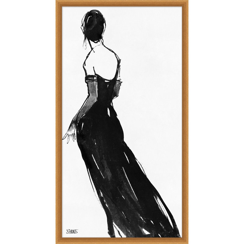 Black Dress Print by Lillian August