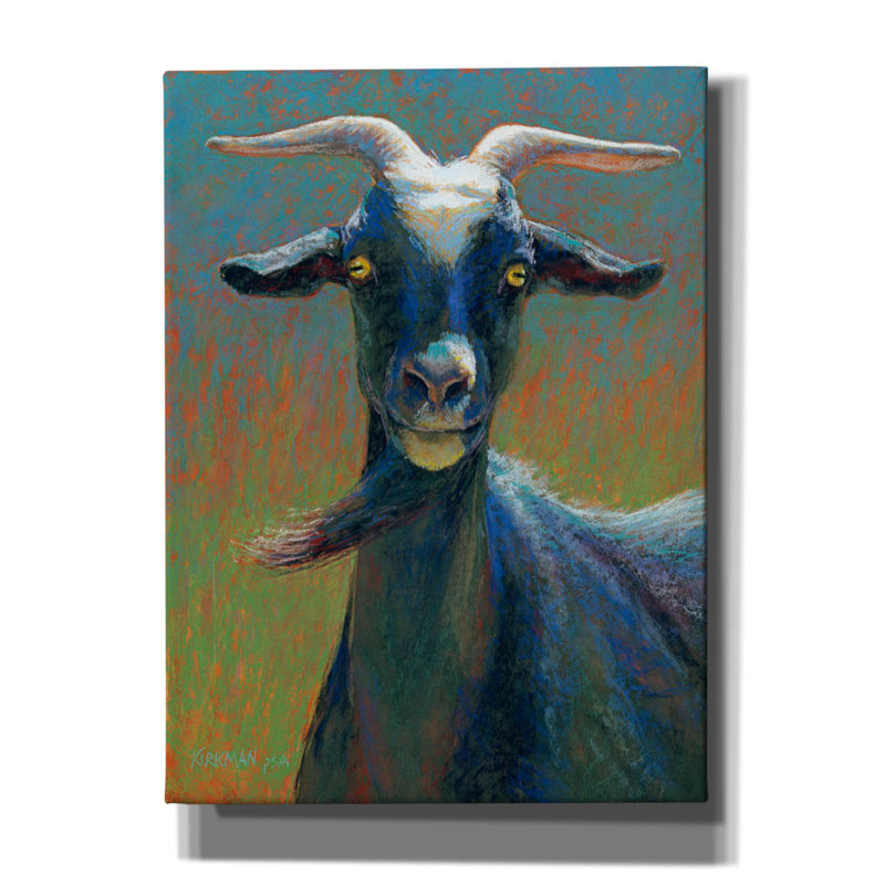 «Epic Graffiti» «George B» par Rita Kirkman, art mural sur toile, 40 po x 54 po