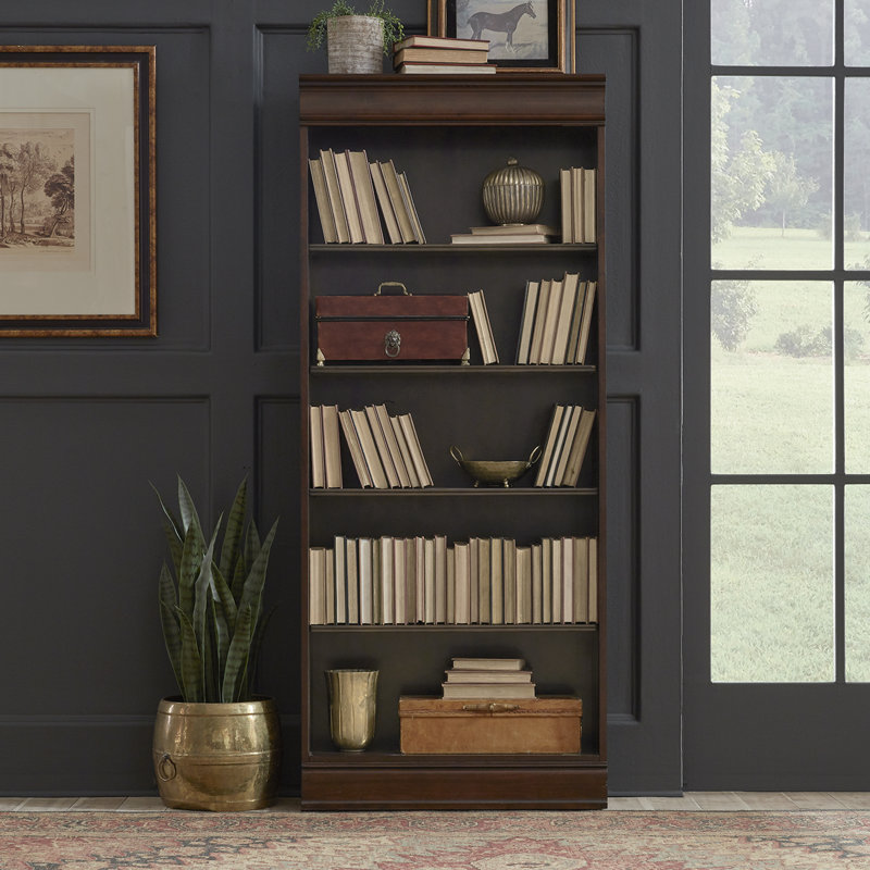 Mattern Standard Office Bookcase with Adjustable Shelves, (4 Shelves) 72" H x 30" W x 12.5" D