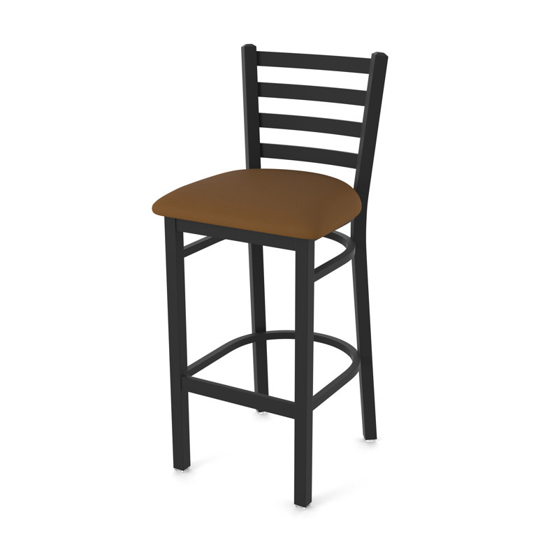 400 Jackie Bar & Counter Stool, Vinyl-Canter Thatch, Bar Stool (30" Seat Height)