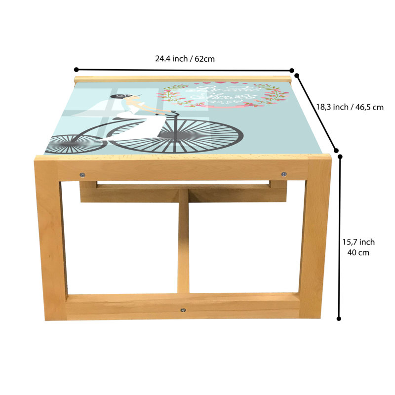 Jadriel Sled Coffee Table, 62cm H x 46cm W x 40cm D