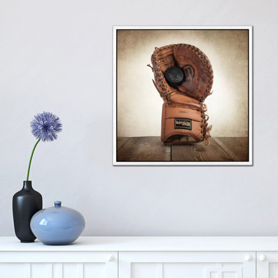 Hockey Goalie Mit - Print on Canvas