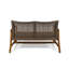 Causeuse d'extérieur en bois d'acacia HAMPTON