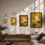 Golden Sky Above Minimalist - Print-971189990-971189991