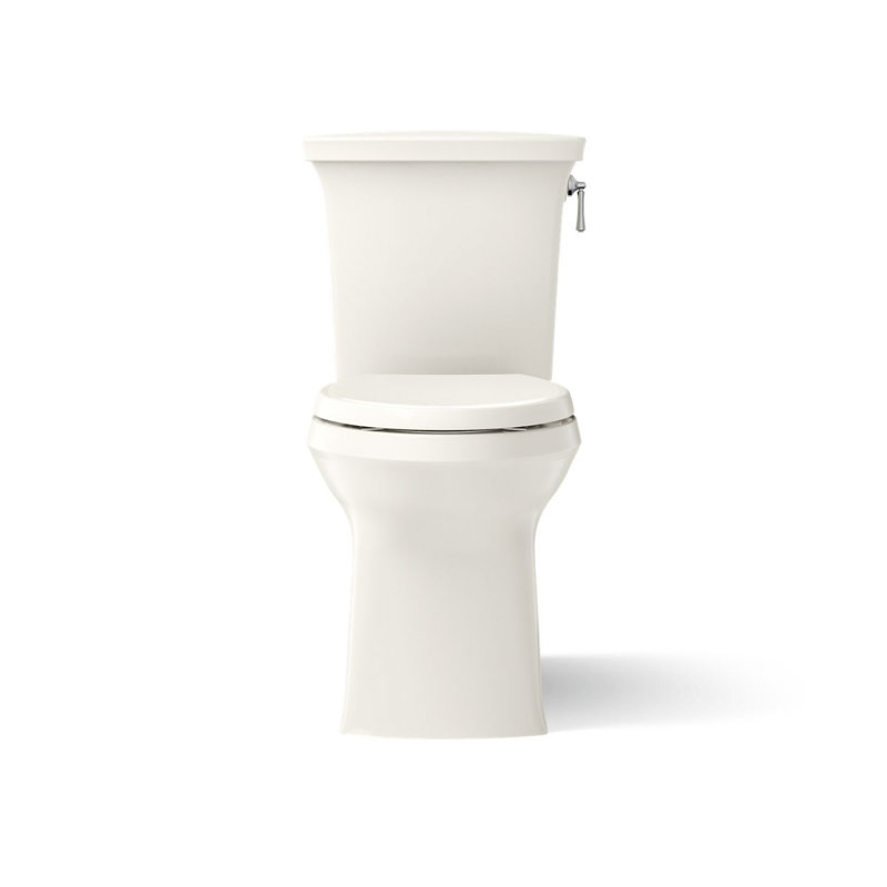 Corbelle™ 1.28 GPF Water Efficient Elongated Two-Piece toilet (Seat Not Included), Biscuit, Right-Hand