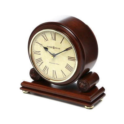 Roman Numeral Solid Wood Manufactured Wood Quartz movement / Crystal Tabletop Clock