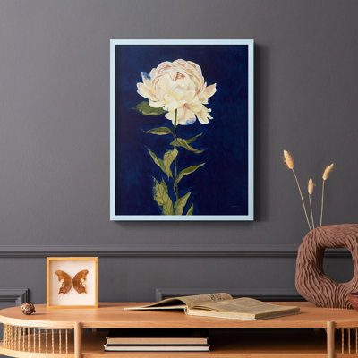 Impression encadrée «PRETTY AS A PEONY I» - bois massif