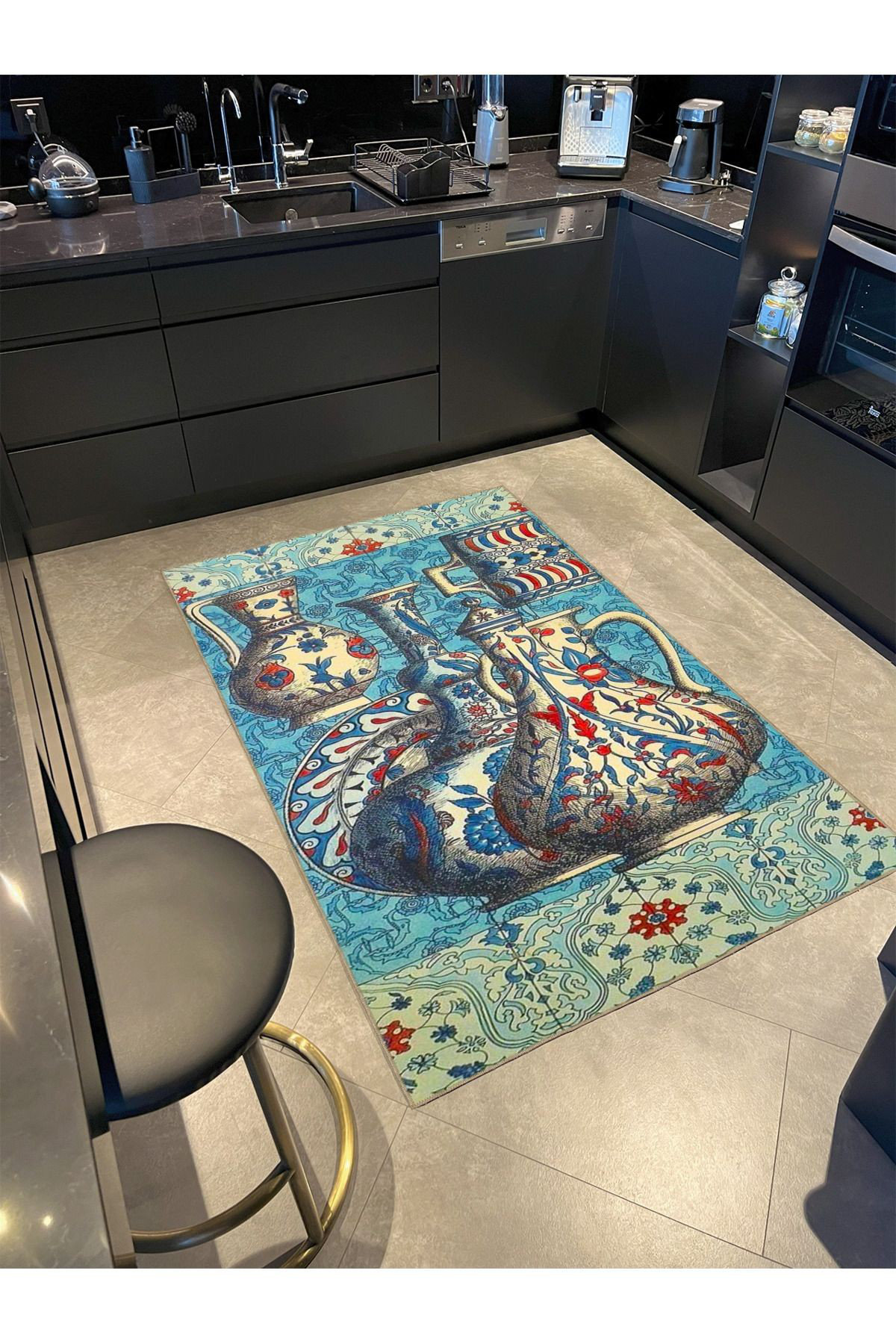 Tile Rug Concept Hokku Designs Tile Pattern Woven Base and Washable Area Rug | Wayfair