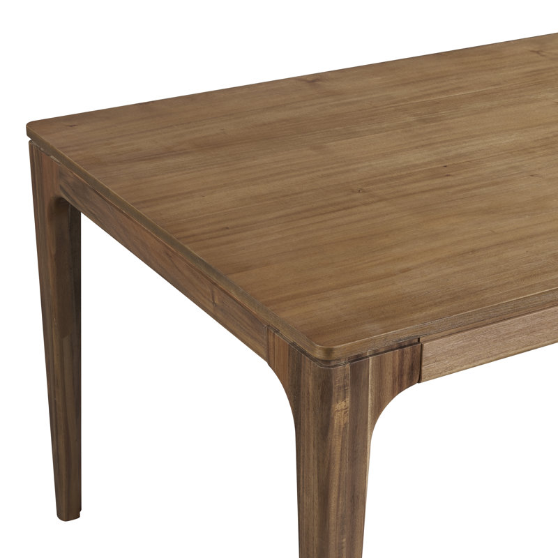 Gastelum KD 78" Acacia Wood Dining Table